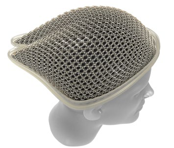 Helmet fabricated with soap-coated shellular structure