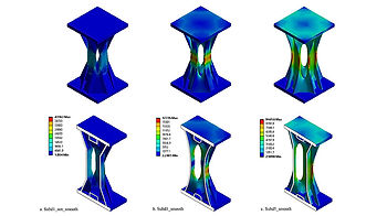 Continuous Approximation of Shellular Funicular Structures