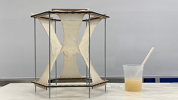 Bio-Based Composite Spatial Shell Structures